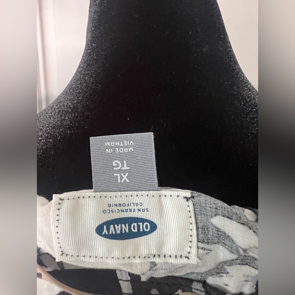 Old Navy Long Sleeve Black Floral Printed Lightweight Mini Dress NEW - Picture 4 of 6